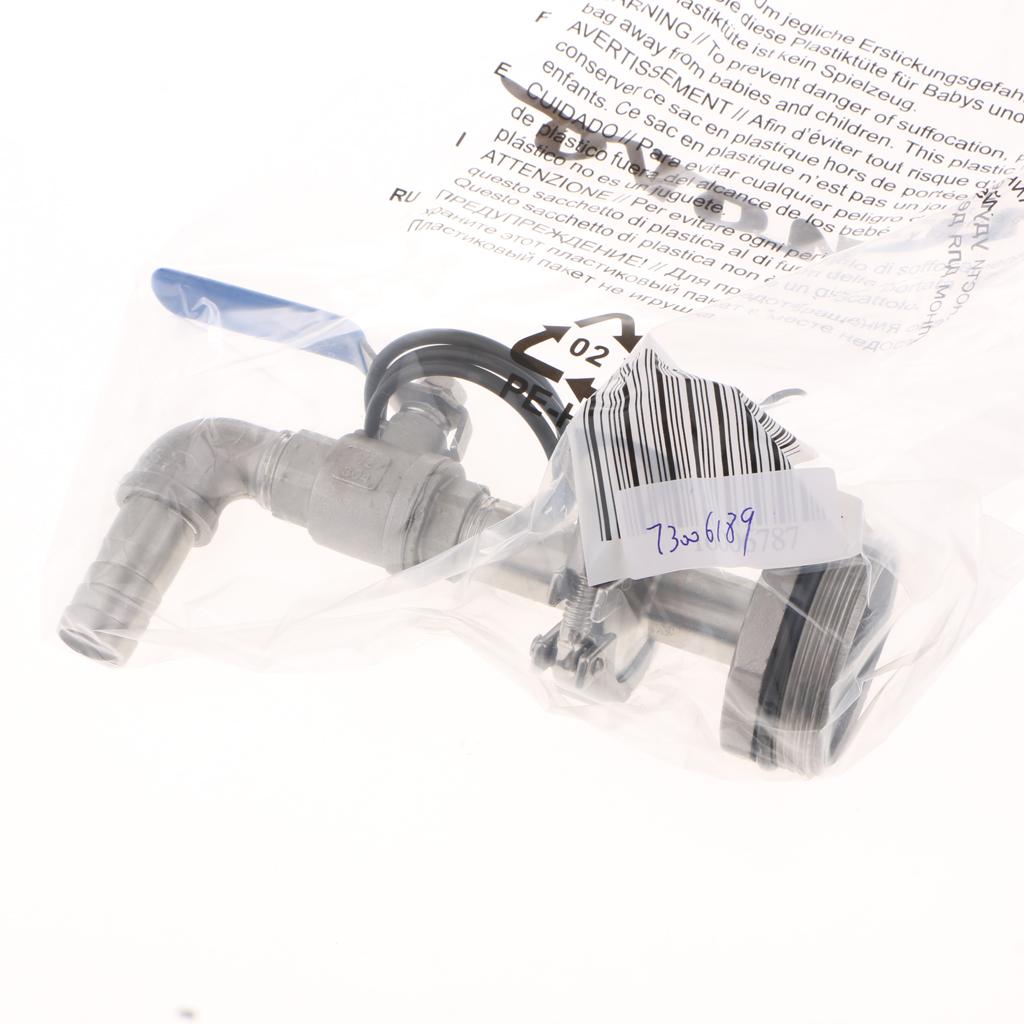 90 Degree Ton Barrel Replacement Outlet Tap for Oil Water Outlet Discharge Port Inner Diameter 20MM