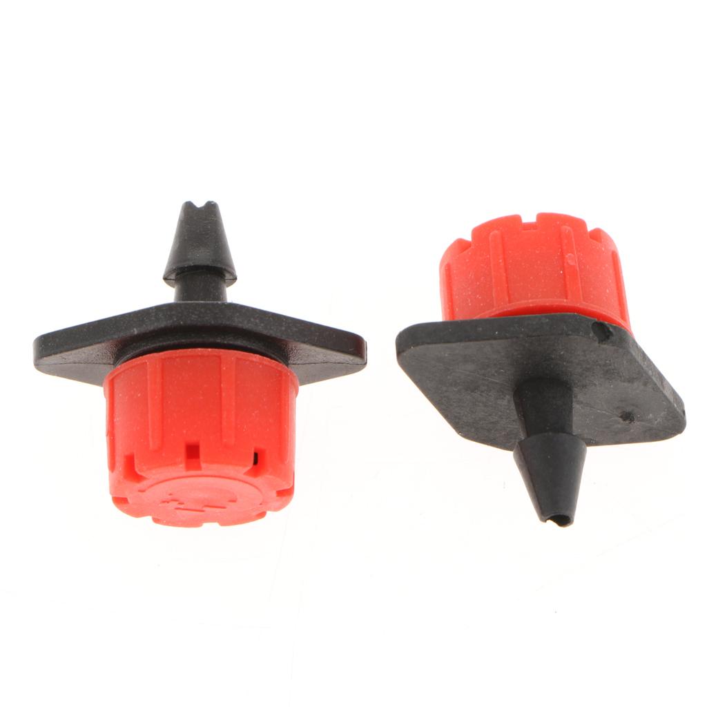 10PCS Micro Flow Dripper Drip Head 1/4 Inch Hose Garden Irrigation Misting