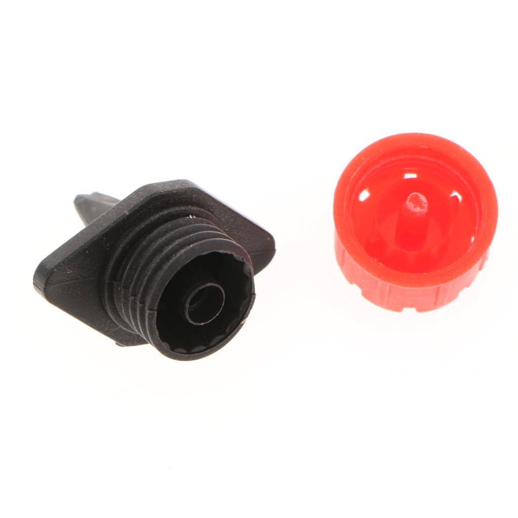 10PCS Micro Flow Dripper Drip Head 1/4 Inch Hose Garden Irrigation Misting