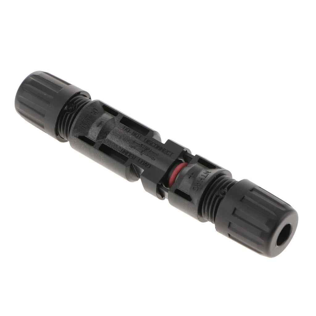 MC4 Male/ Female Solar Panel Cable Connectors Double Seal Rings Waterproof