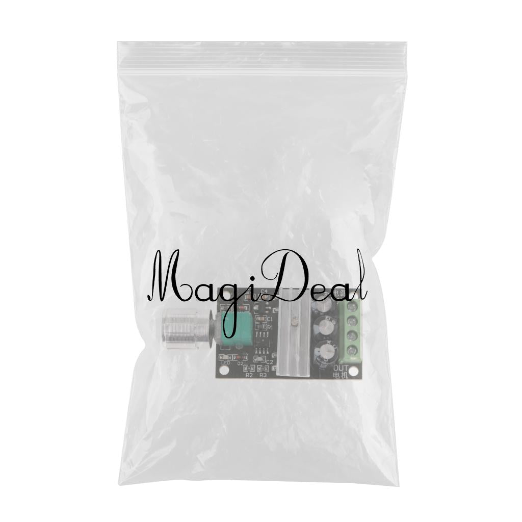 DC Motor Speed Controller 6V 12V 24V 3A PWM Variable Speed Regulator Switch