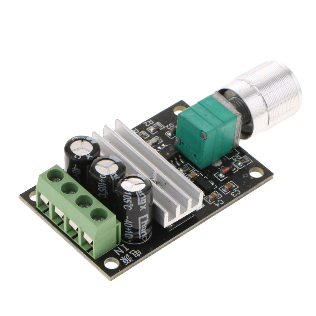 DC Motor Speed Controller 6V 12V 24V 3A PWM Variable Speed Regulator Switch