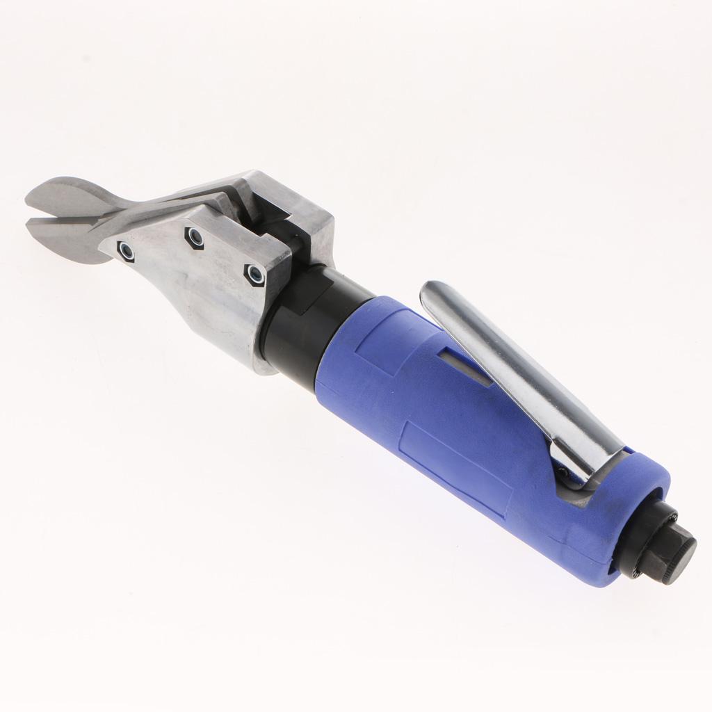 Air Scissors Metal Cutter Shear Mesh Cutting Tools Blue Straight Type