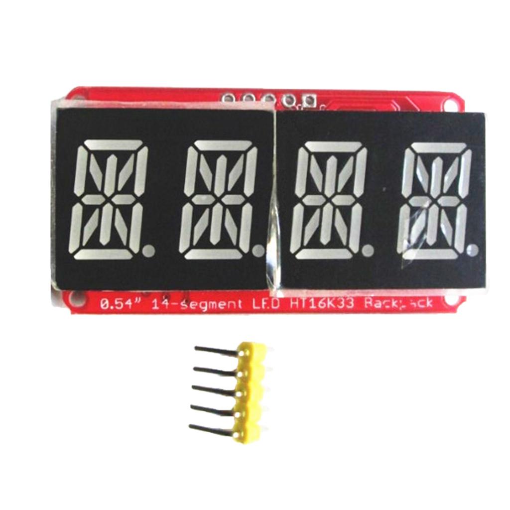 0.54 4 bit Digital LED Display Module I2C Interface For Red Green"