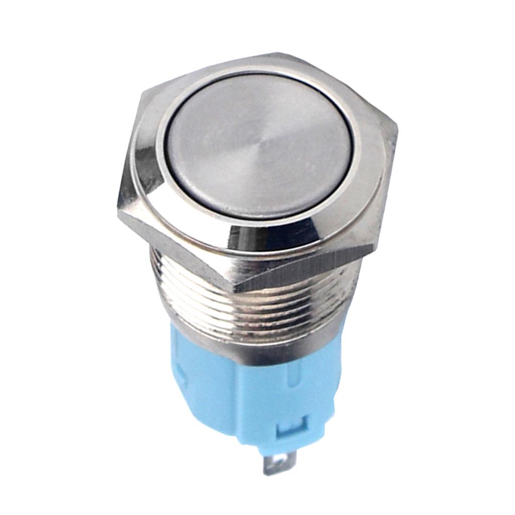 16mm Metal Push Button Switch,Latching Momentary Button On-Off Self-locking