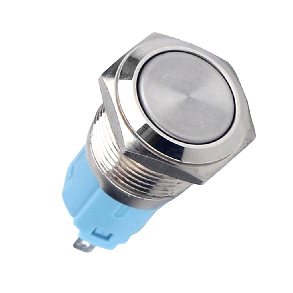 16mm Metal Push Button Switch,Latching Momentary Button On-Off Self-locking