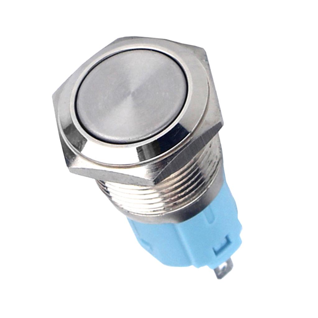 16mm Metal Push Button Switch,Latching Momentary Button On-Off Self-locking
