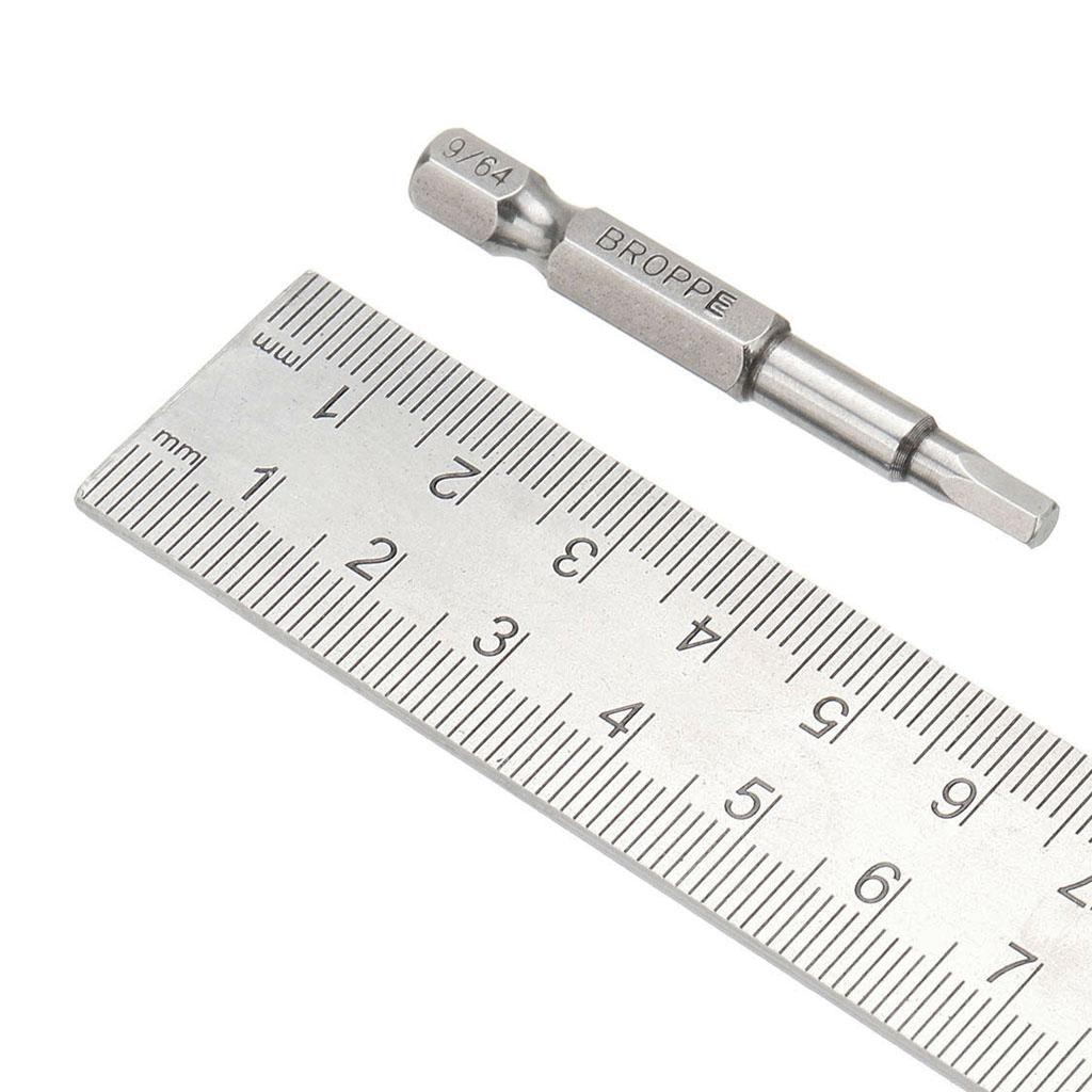 10 Piece Hex Head Long Allen Bit Set Quick Release Shank Impact Driver Drill