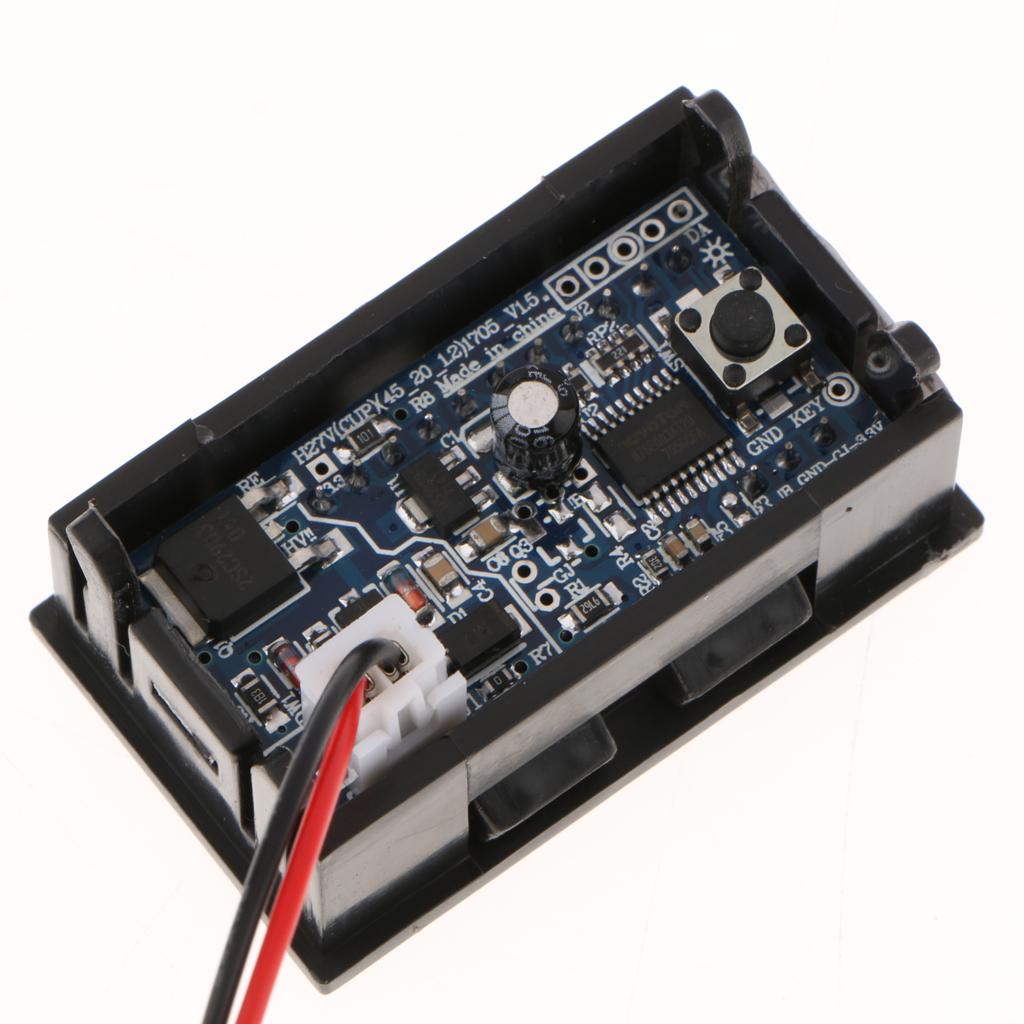 Battery Capacity Voltage Voltmeter Indicator Meter Monitor Digital LED