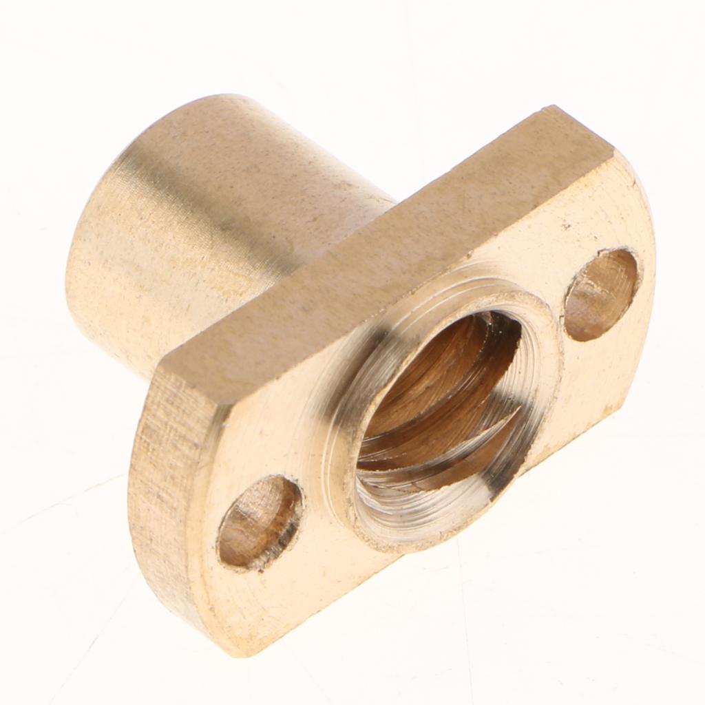 Brass Copper Nut for 3D Printer Parts T8 8mm Lead Screw Screwnut Pitch 2mm