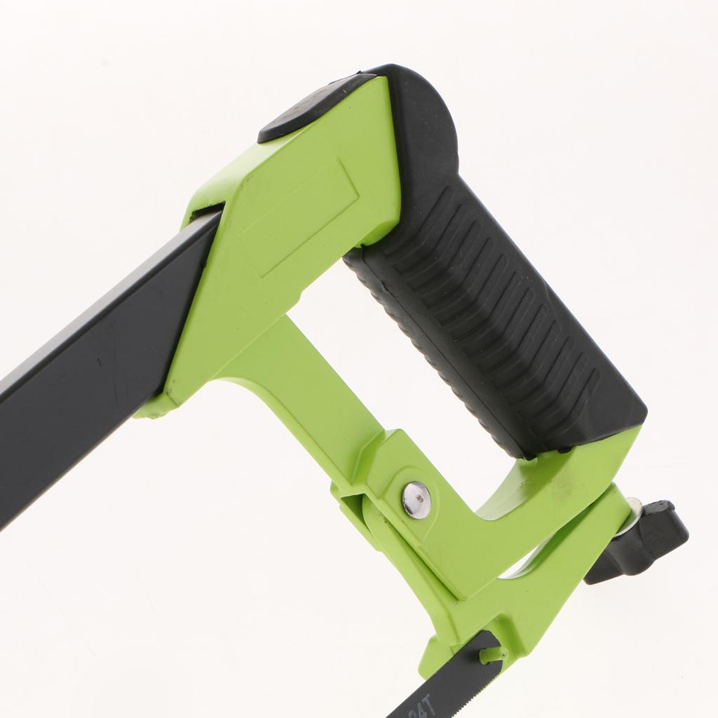 Heavy Duty Non Adjustable Hacksaw Frame And Blade Saw Cutter Cutting