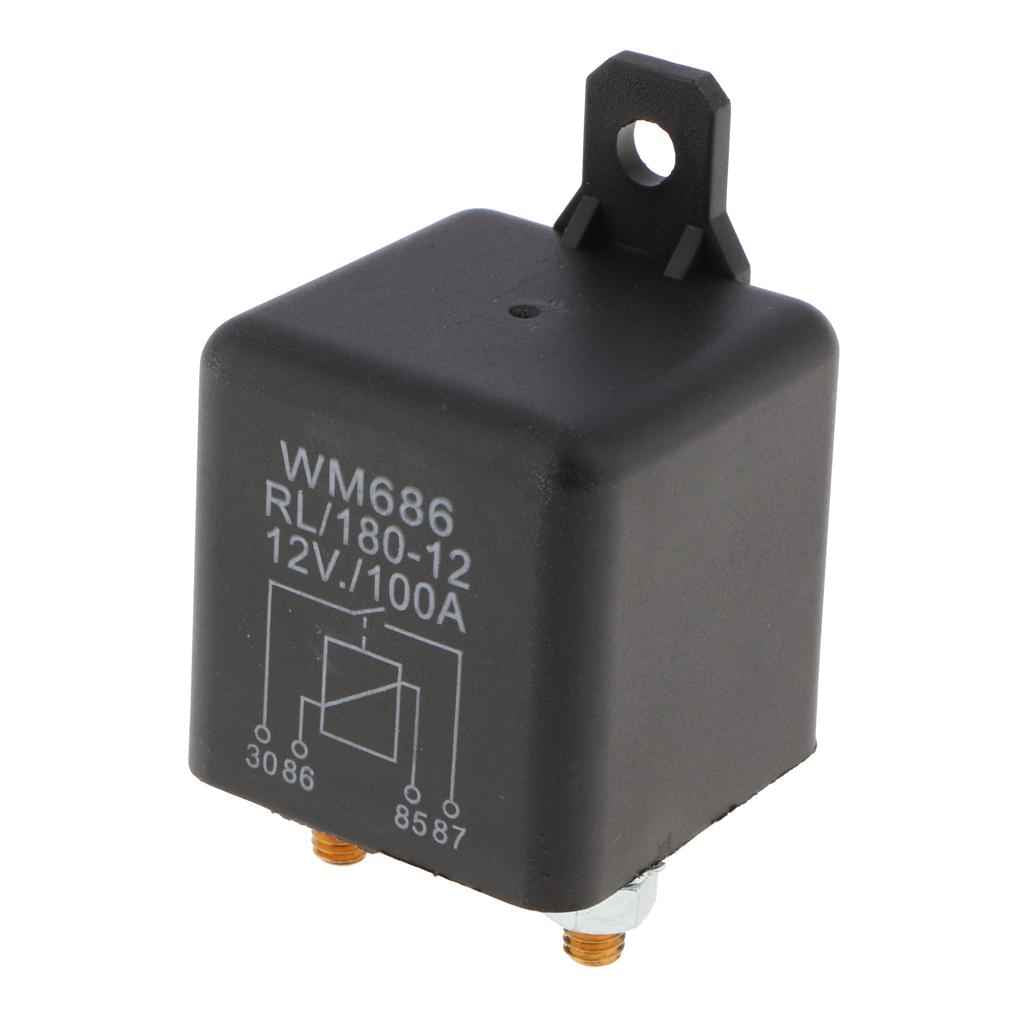 Auto High Current and High Power 4 Pin Starter Relay Switch Circuit Control 12V 100A