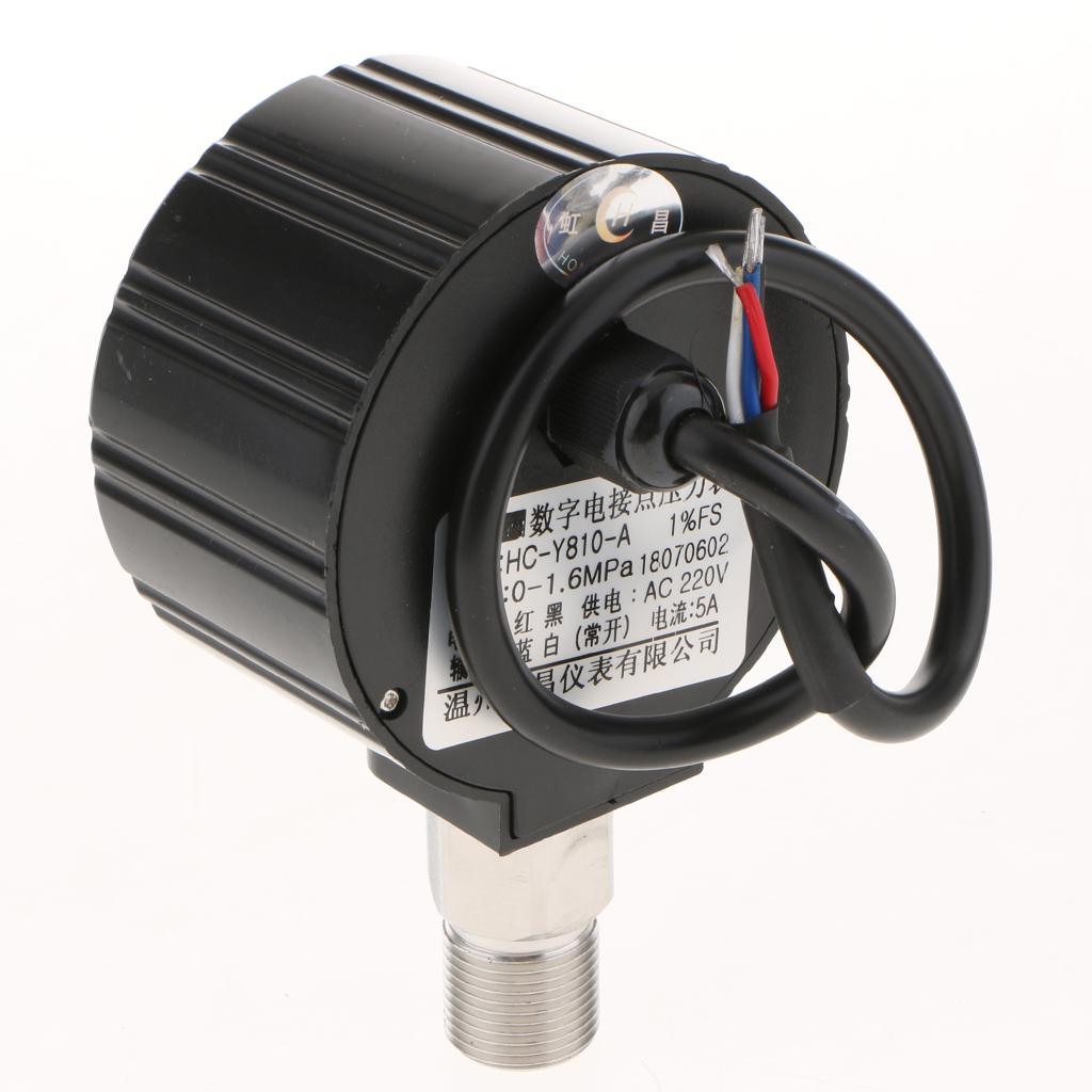 HC-Y810 Digital Electric Contact Pressure Gauge Vacuum Meter 0-1.6MPA