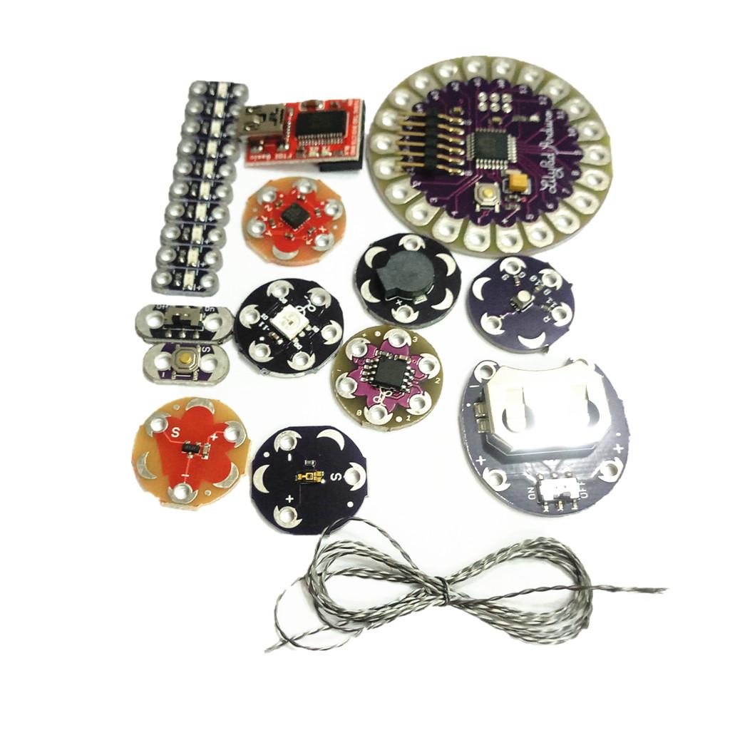 Lilypad Kit Wearable Sewable Electronics Leds Suite ATmega328P