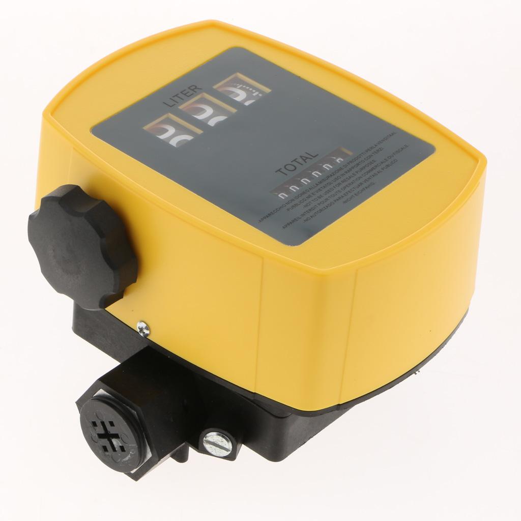 Mechanical Fuel Flow Meter 1% Accuracy 20L-120L min 1Inch Inlet Oil Meter