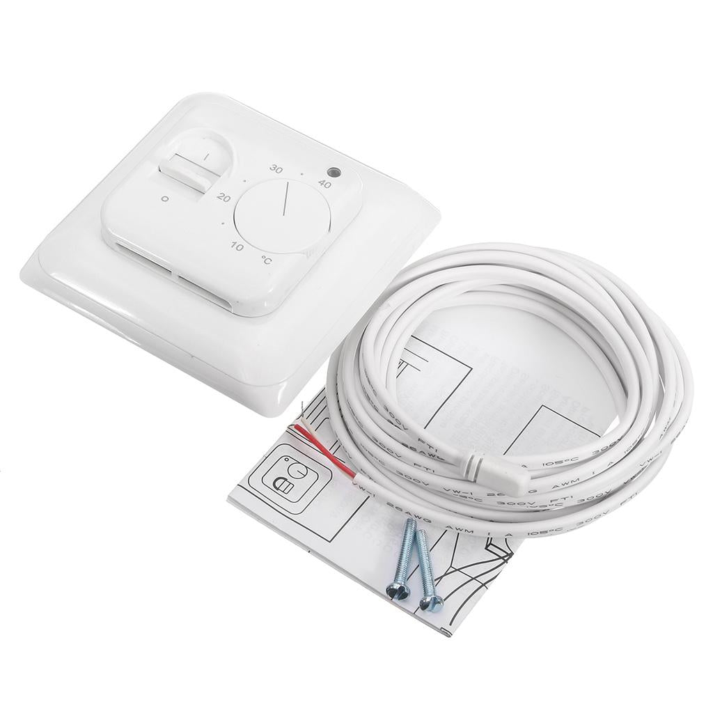 AC230V Manual Underfloor Heating Electric Thermostat Switch wit Floor Sensor