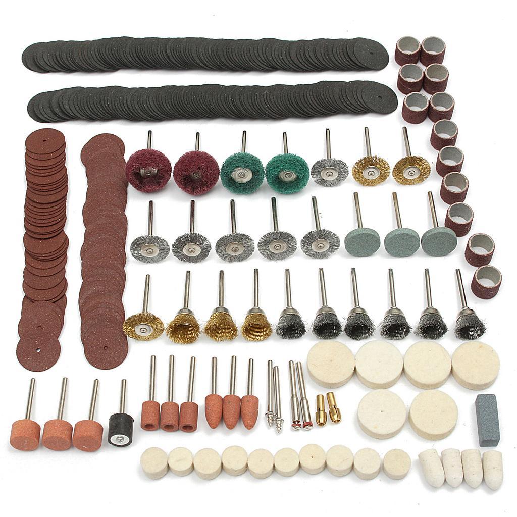 347Pcs Grinding Sanding Polishing Rotary Tool Wheel Accessory Kit For