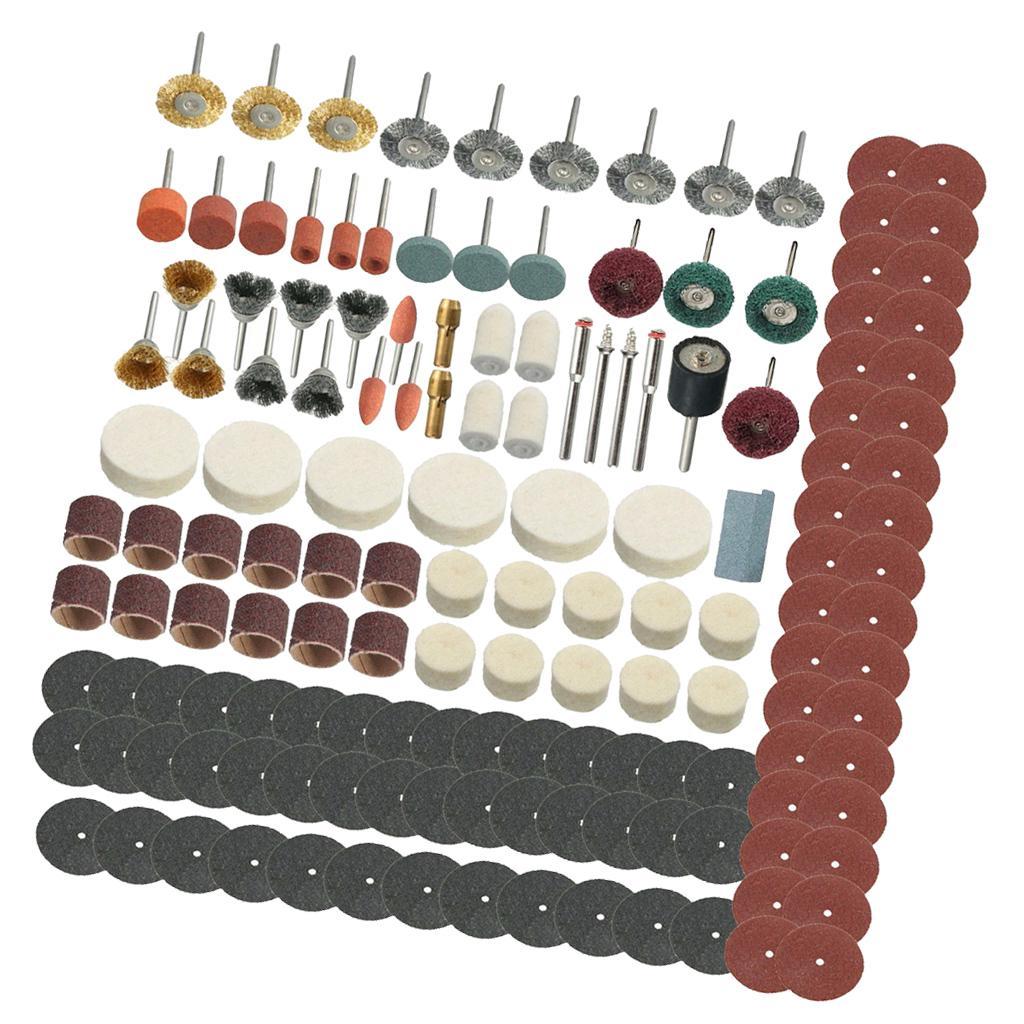 347Pcs Grinding Sanding Polishing Rotary Tool Wheel Accessory Kit For