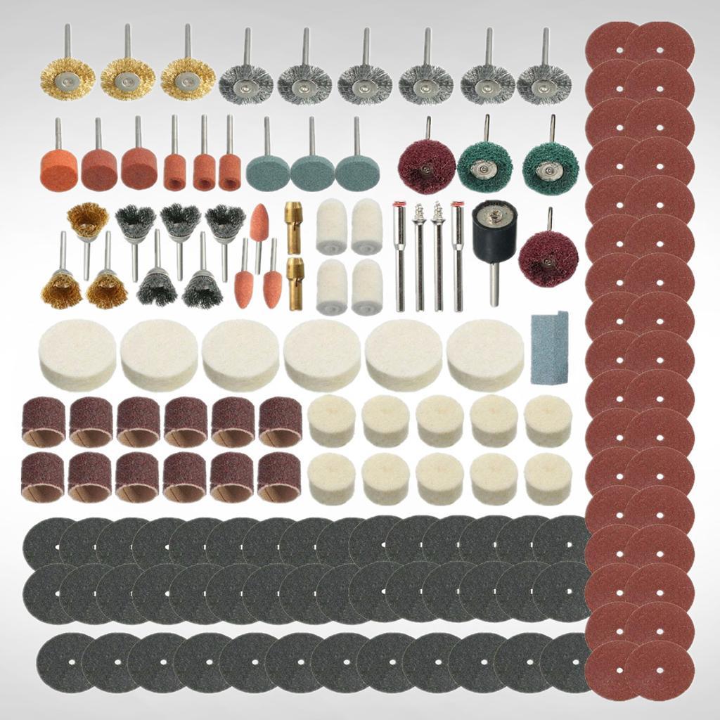347Pcs Grinding Sanding Polishing Rotary Tool Wheel Accessory Kit For