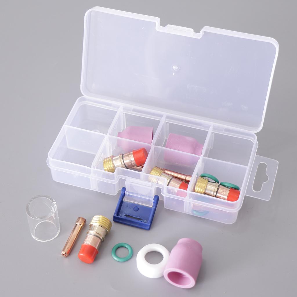 17pcs Welding Torch Cup Gas Kit Parts