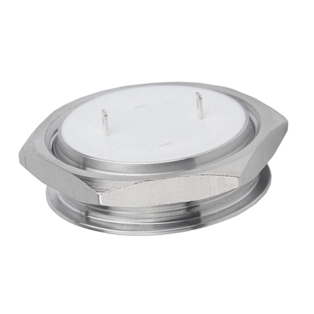 Stainless Steel Push Button Switch,30mm Resetable,Flat Head 1NO