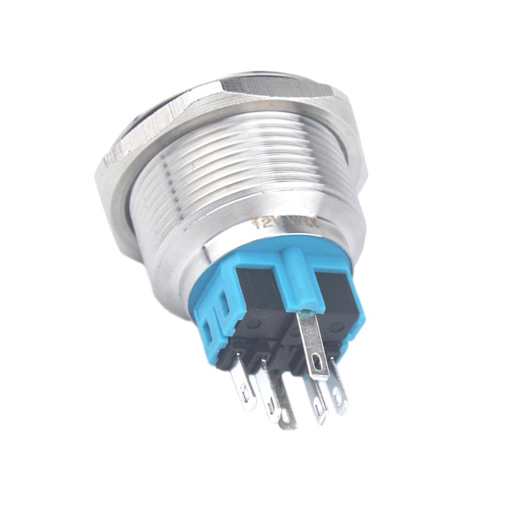 25mm 12V Reset Ring Stainless Steel LED Light Flat Head