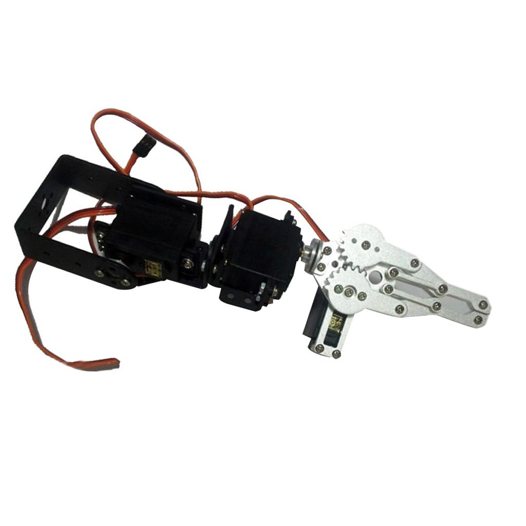 3 DoF Robot Arm Robotic Metal Mechanical Claw Arm Kits + Analog Servo