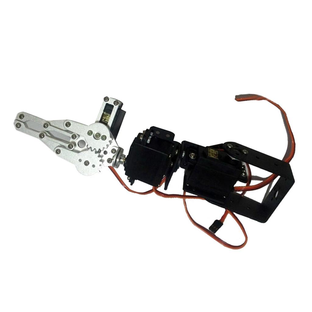 3 DoF Robot Arm Robotic Metal Mechanical Claw Arm Kits + Analog Servo