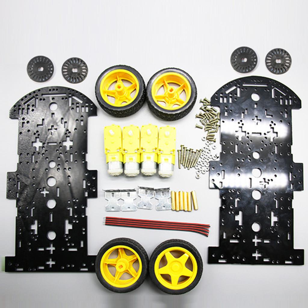 4WD Smart Robot Car Chassis Kits NodeMCU Motor Driver for DIY RC Robot Toy