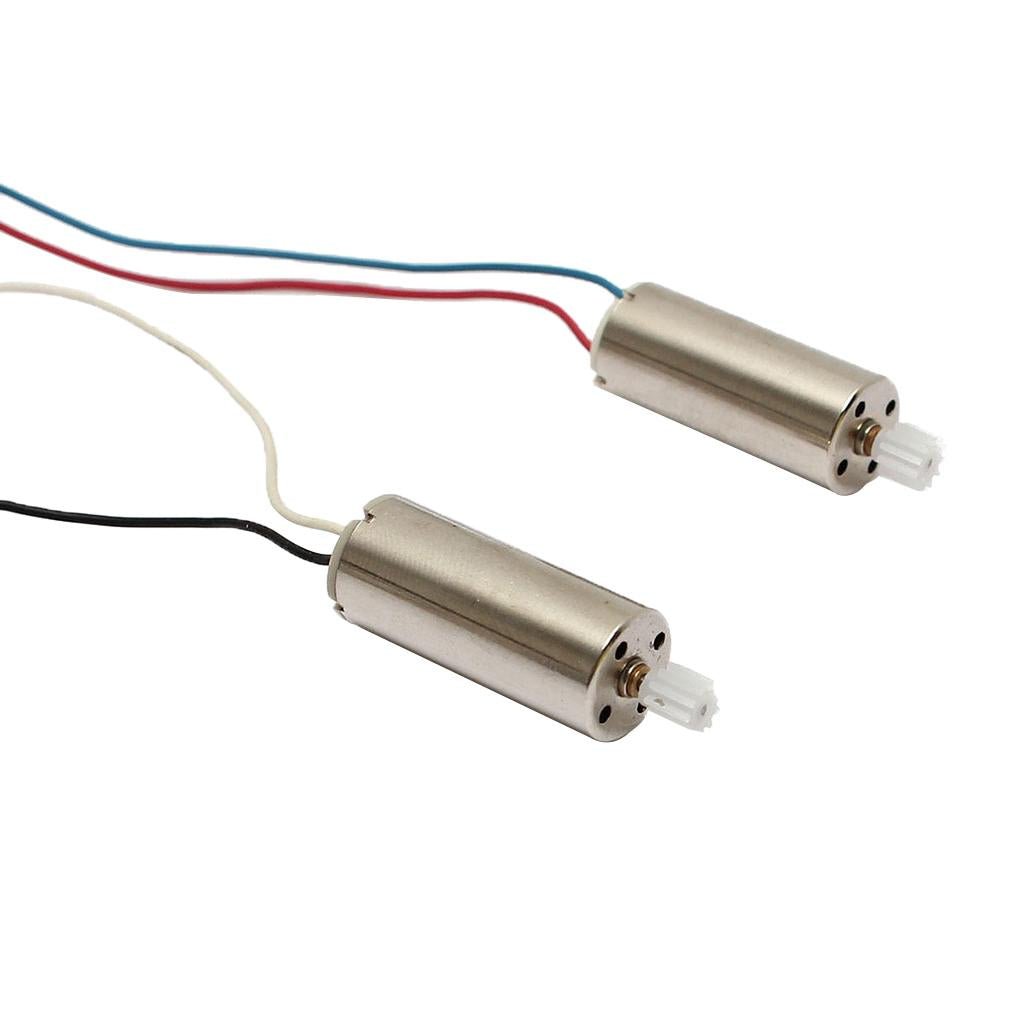 2pcs CW CCW Brushed Motor Set Clockwise and Anti-Clockwise Motors With Gear