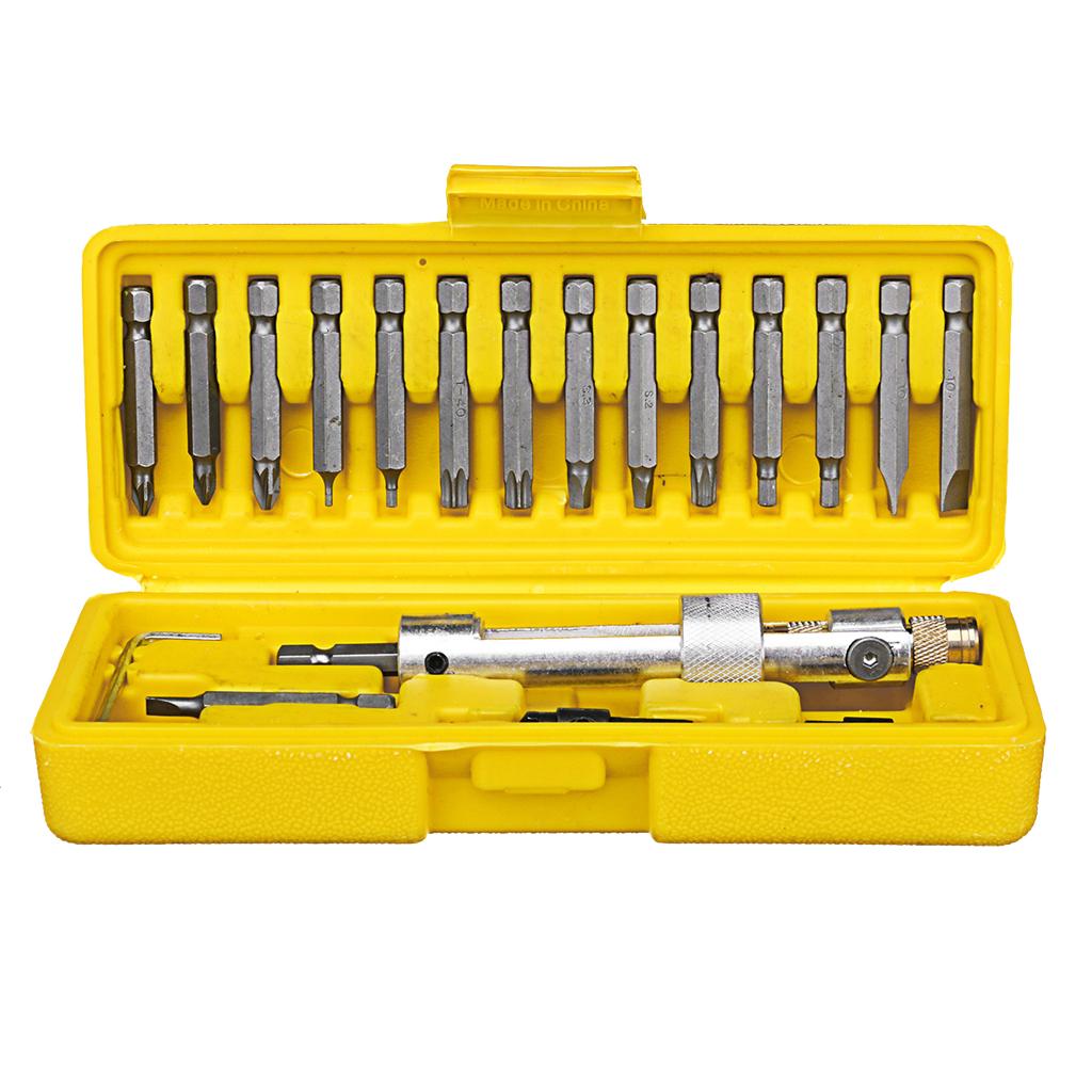 20Sets Drill Driver Multi Screwdriver Conversion Head Bits Sets Tool Kit