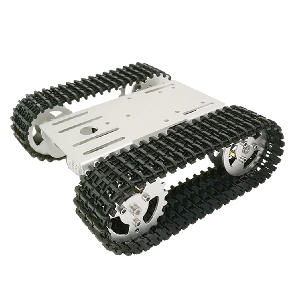 T101 Smart Robot Chassis Tank Followed Car Platform 12V with Code Wheel
