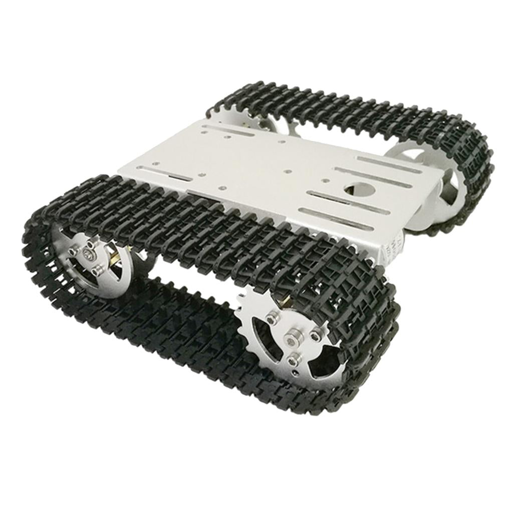 T101 Smart Robot Chassis Tank Followed Car Platform 12V with Code Wheel