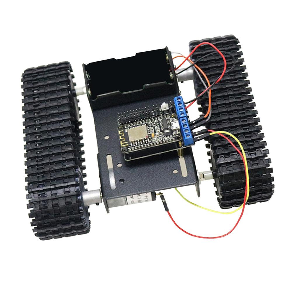 Wifi Remote Control Crawler Tank Chassis Robot Smart Car Nodemcu Conrol Kit