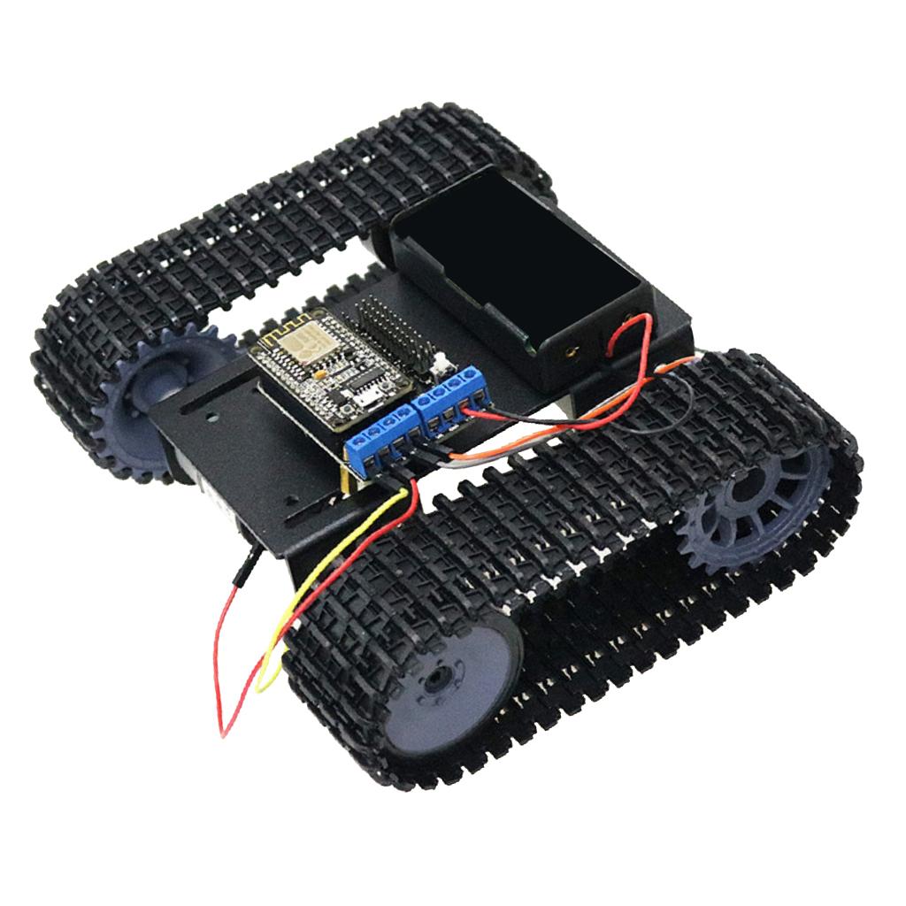 Wifi Remote Control Crawler Tank Chassis Robot Smart Car Nodemcu Conrol Kit