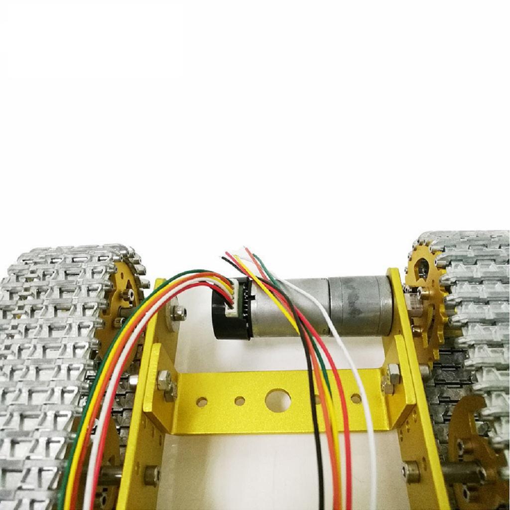 Metal Tracked Robot Smart Car Platform Chassis 12V for Robot Project
