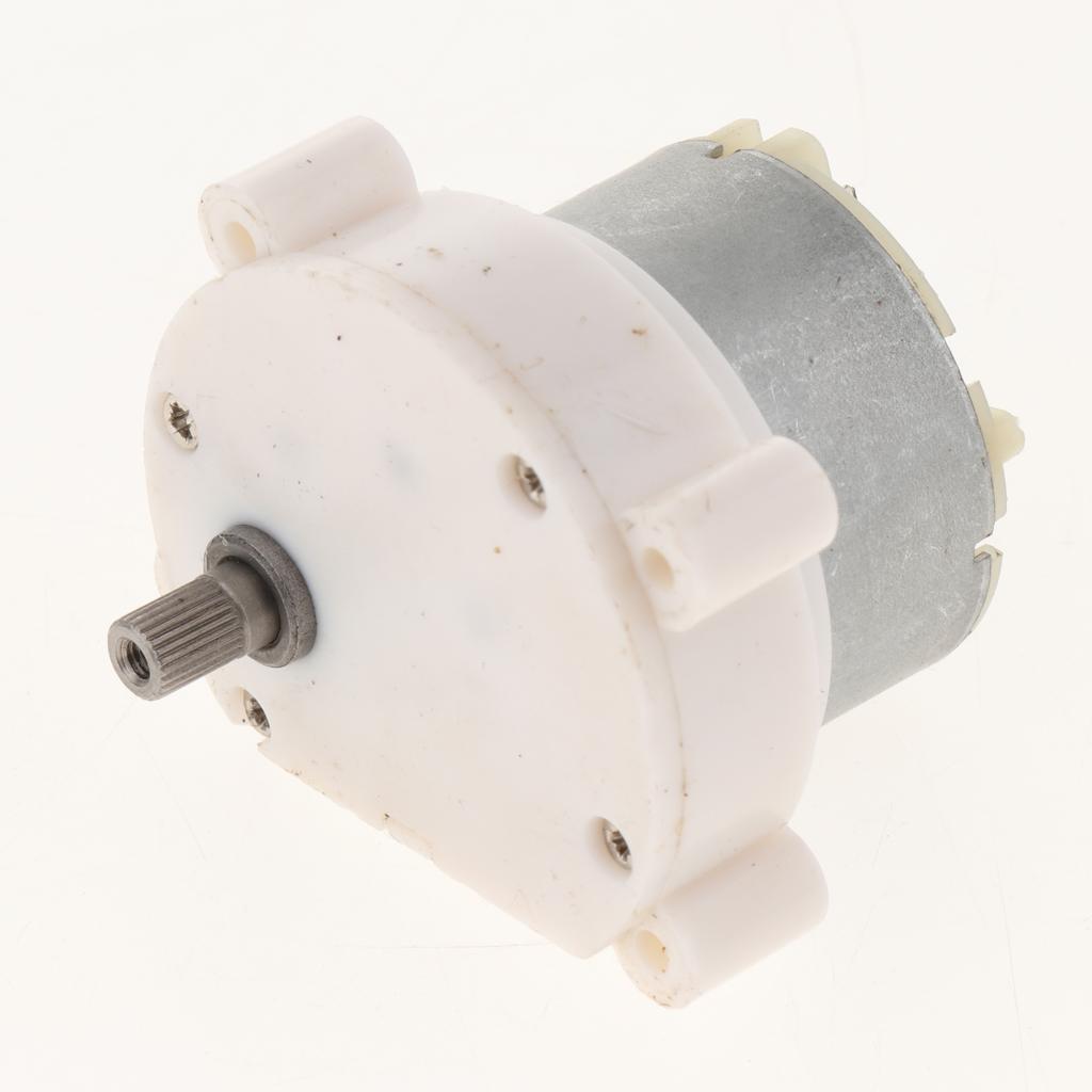 DC3-24V 10RPM High Torque Plastic Geared Gear Speed Reduction DC Motor