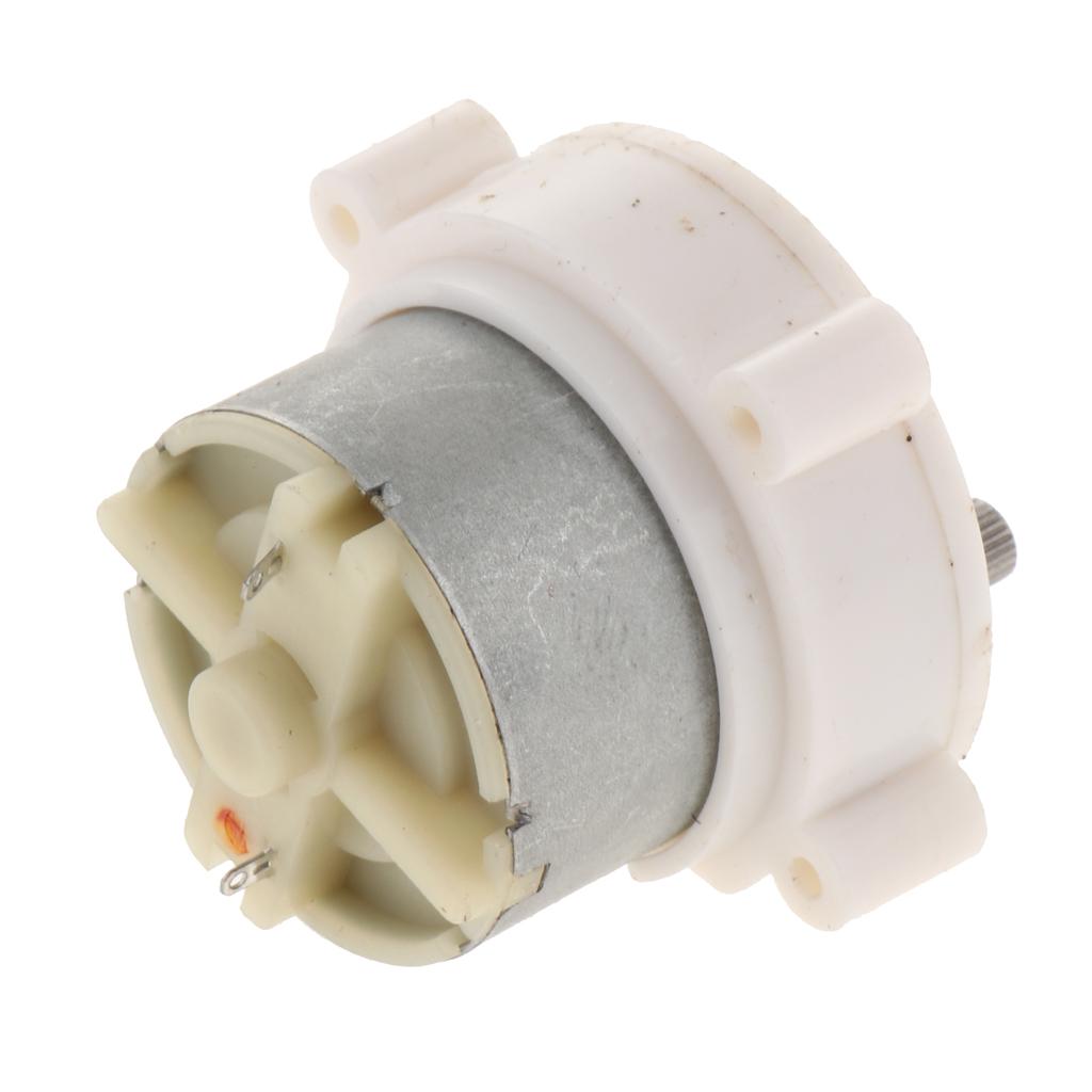 DC3-24V 10RPM High Torque Plastic Geared Gear Speed Reduction DC Motor
