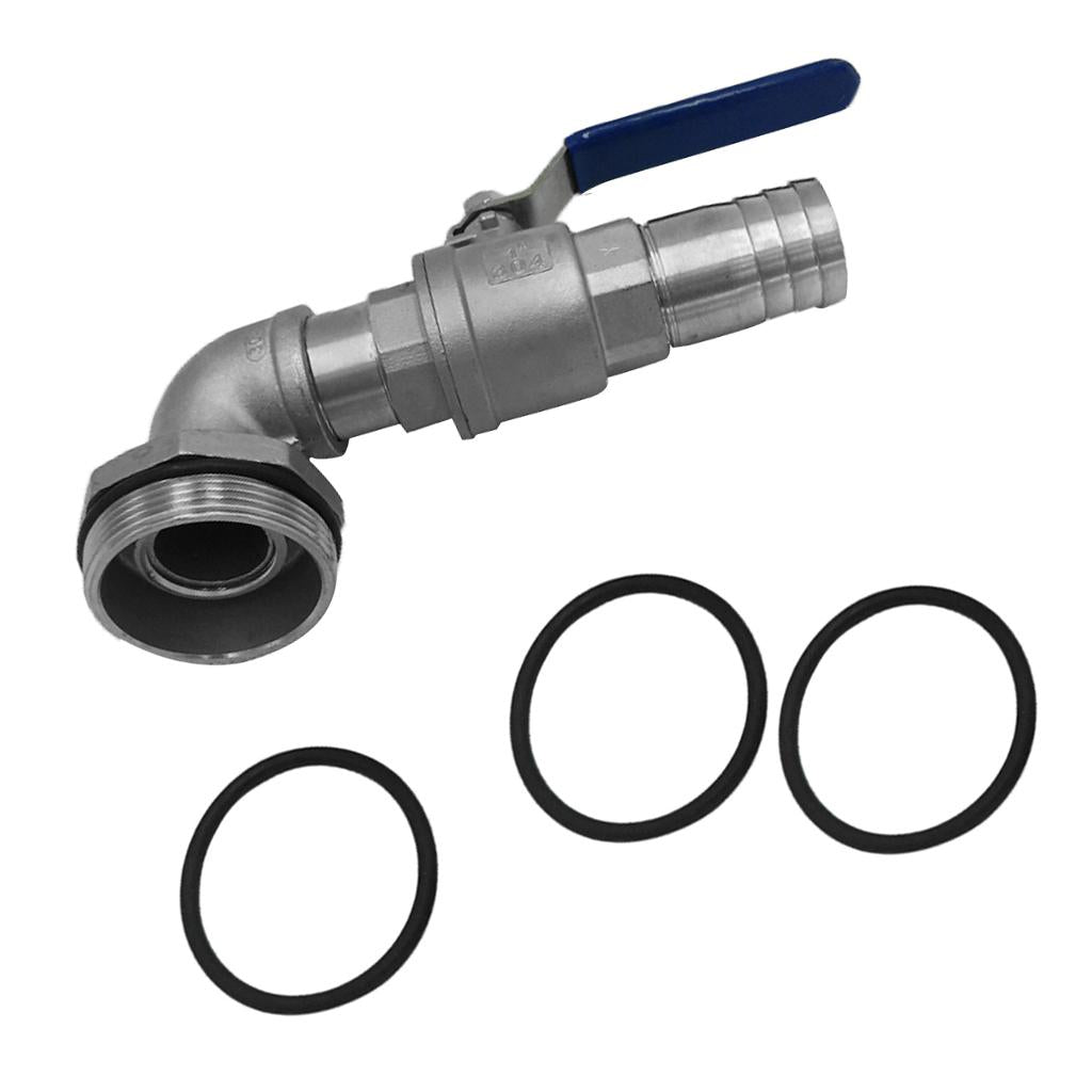 Drum Barrel Spigot Faucet Taps 90 Degree DN50 (2inch) Connection 32mm