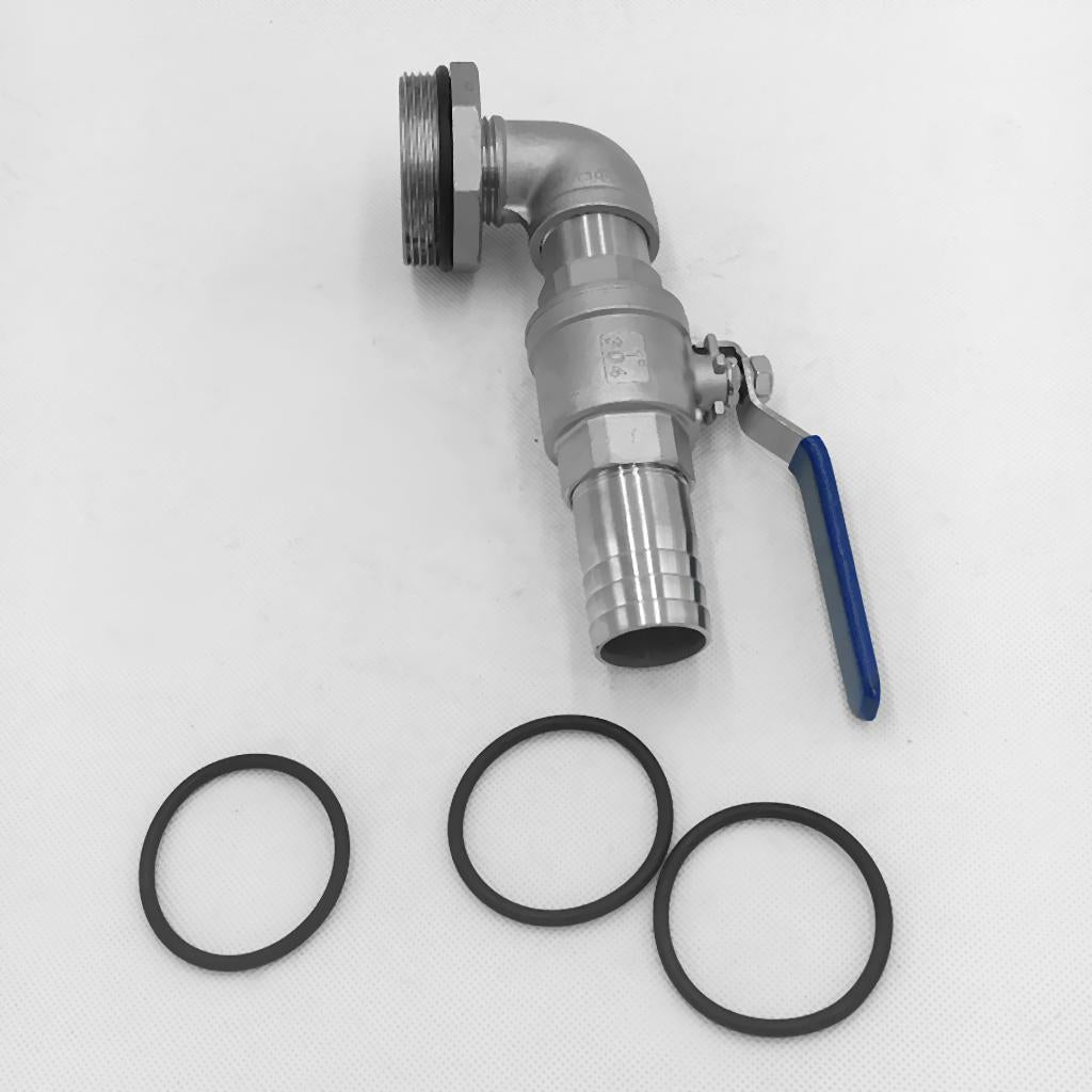 Drum Barrel Spigot Faucet Taps 90 Degree DN50 (2inch) Connection 32mm