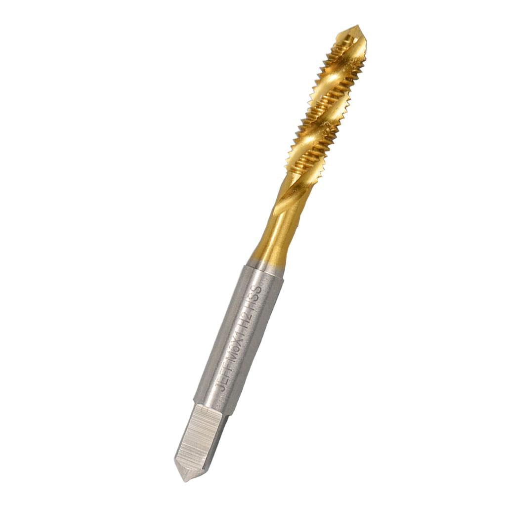 Titanium Coated Spiral Tap M6x1