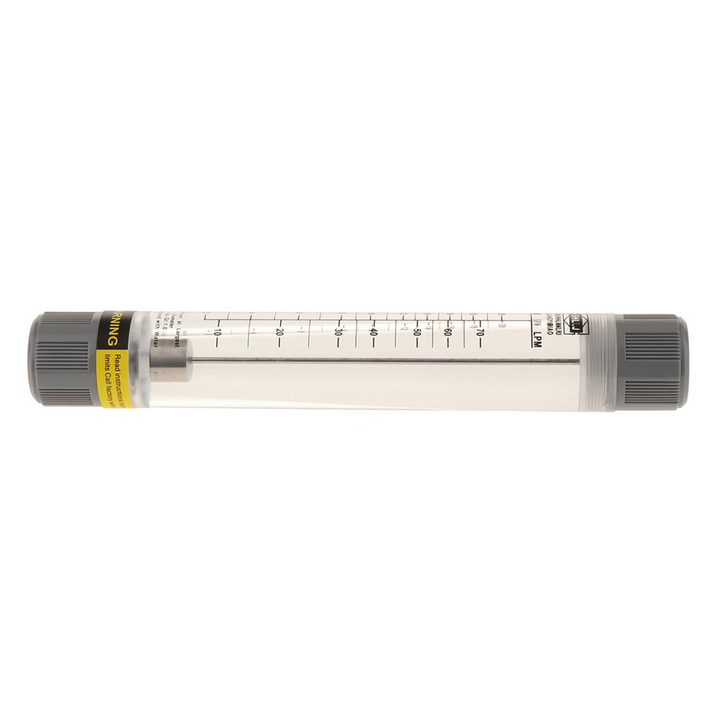 LZM 25G Acrylic Tube Flow Meter Rotameter Stainless Steel ABS Material 20GPM