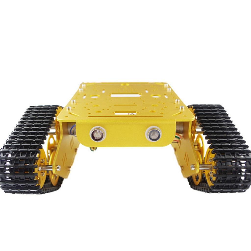 T300 Crawler Robot Chassis Tank Car DIY Kits Plastic Track 12V Code Disc Motor