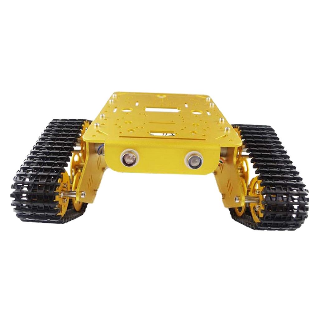 T300 Crawler Robot Chassis Tank Car DIY Kits Plastic Track 12V Code Disc Motor