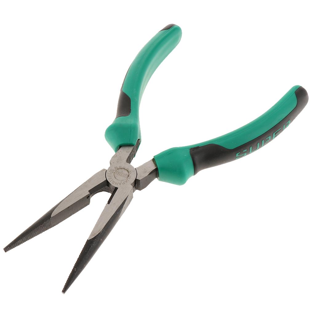 Electrical Wire Cable Cutter Pliers Insulated Long Nose Pliers W508N 8 inch 200mm