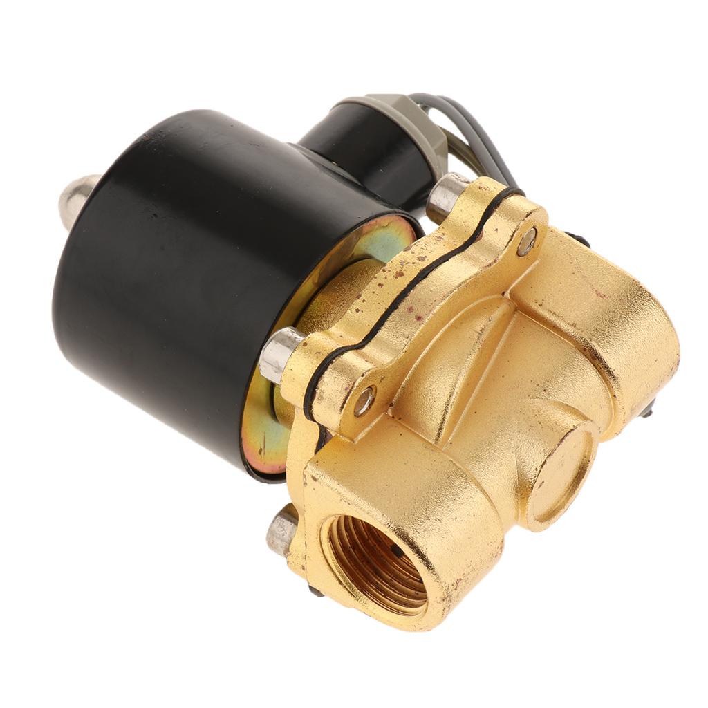 DN15 1/2 Normally Closed Electric Solenoid Valve for Water Air Oil DC 24V"