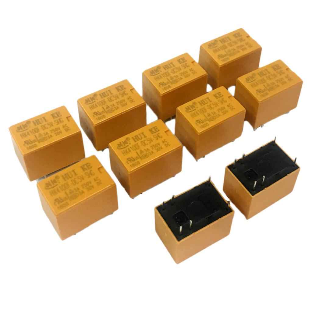 Mini Power Relay Relay HK4100F-DC12V-SHG 6 Pin 5V 12V 24V Songle Relay DC5V