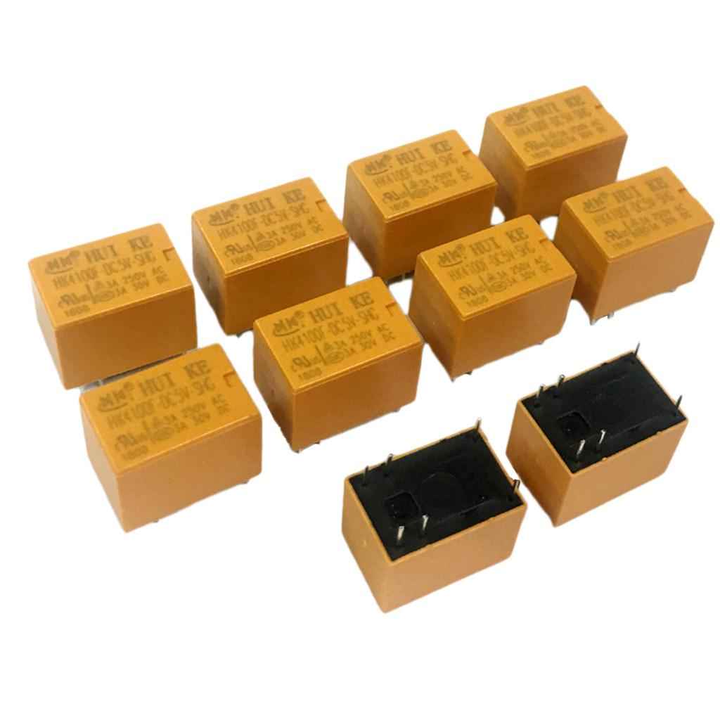 Mini Power Relay Relay HK4100F-DC12V-SHG 6 Pin 5V 12V 24V Songle Relay DC5V