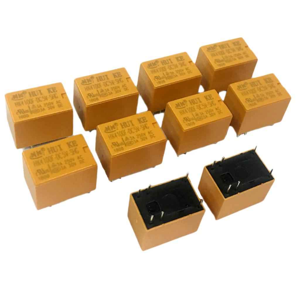 Mini Power Relay Relay HK4100F-DC12V-SHG 6 Pin 5V 12V 24V Songle Relay DC5V