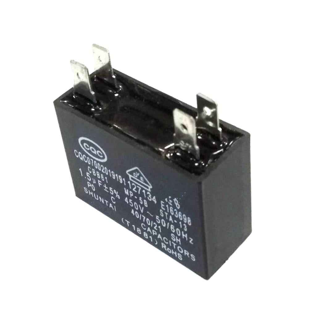 Universal 450V 1.5UF Motor Run Capacitor Compressor for Household Appliances